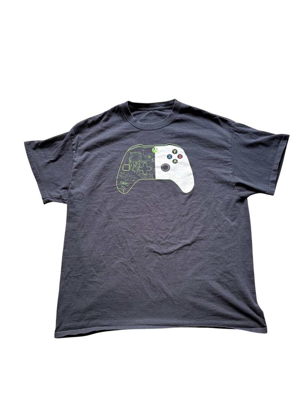 XBOX Men's Black Short Sleeve Crew Neck Graphic Print Video Game T-Shirt Size XL